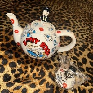 Vintage Y2K Betty Boop Cardew Design Porcelain Teapot